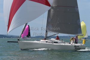 Downwind approaching Prince Consort 2