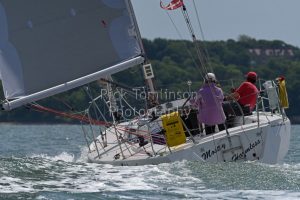 SORC The COVID SHAKEDOWN RACE Sunday 7th June 2020 Single and Double handed race around bouys in the Solent. Photo Rick Tomlinson Mostly Harmless