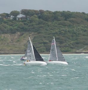 Fastrak Gentoo and stern of Purple Mist