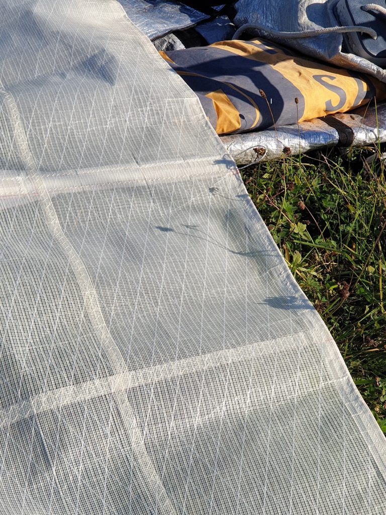 Championship jib detail to show condition